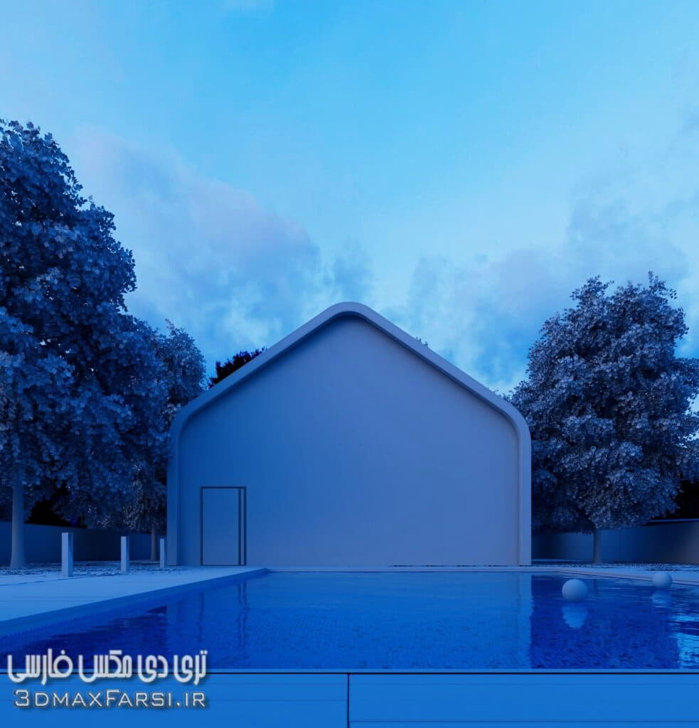 آموزش نورپردازی ویری شب V-Ray Sun and Sky