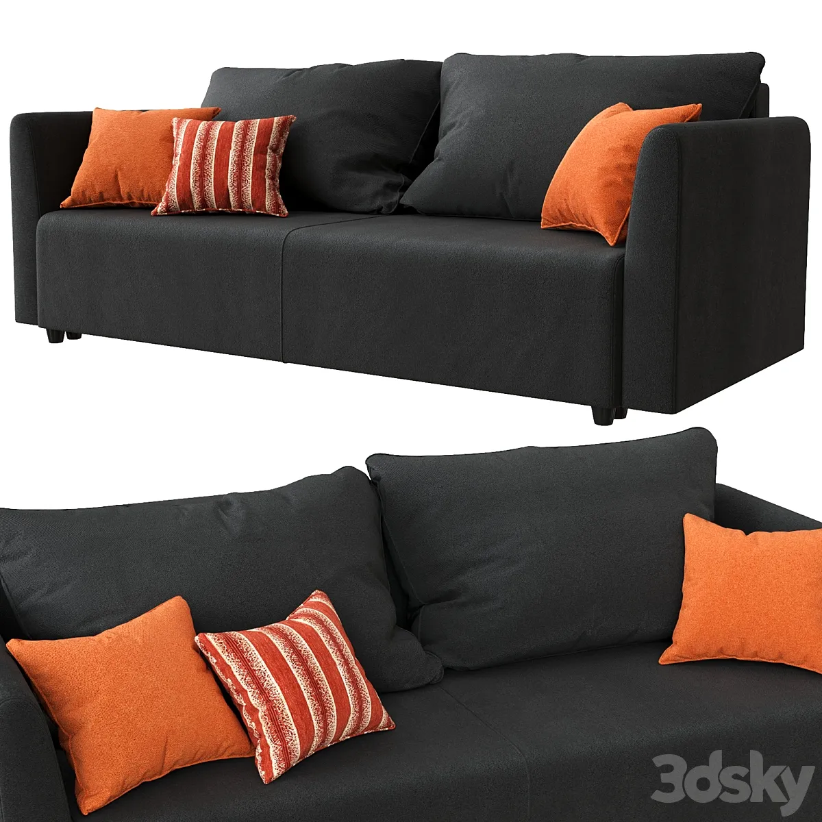 دانلود 3dsky - Brissund sofa Ikea