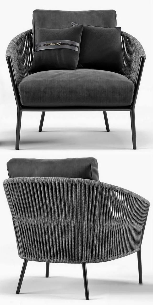 مدل سه بعدی صندلی سالن فضای باز کاتالینا تری دی مکس