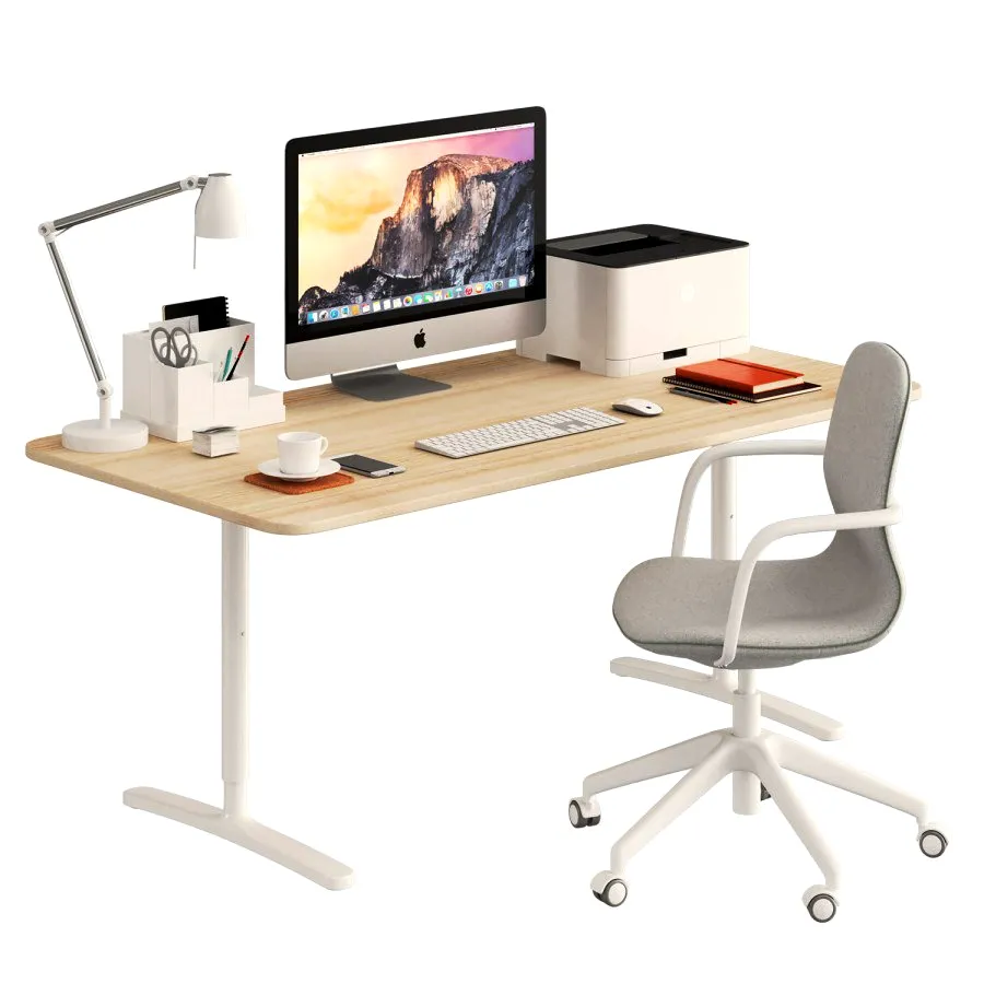 دانلود Cgmood – Ikea Bekant Desk And Lngfjll Chair