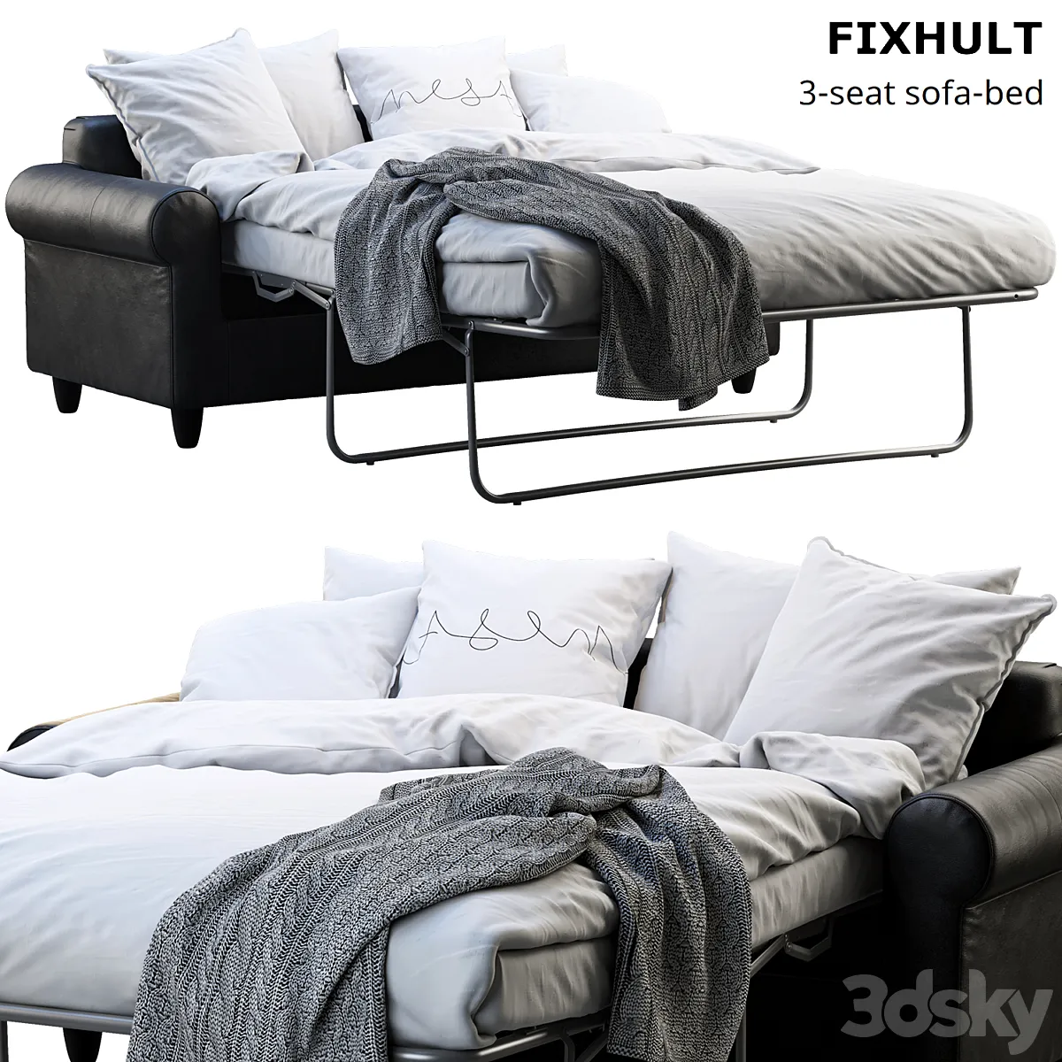 دانلود 3dsky – Ikea Fixhult sofa-bed