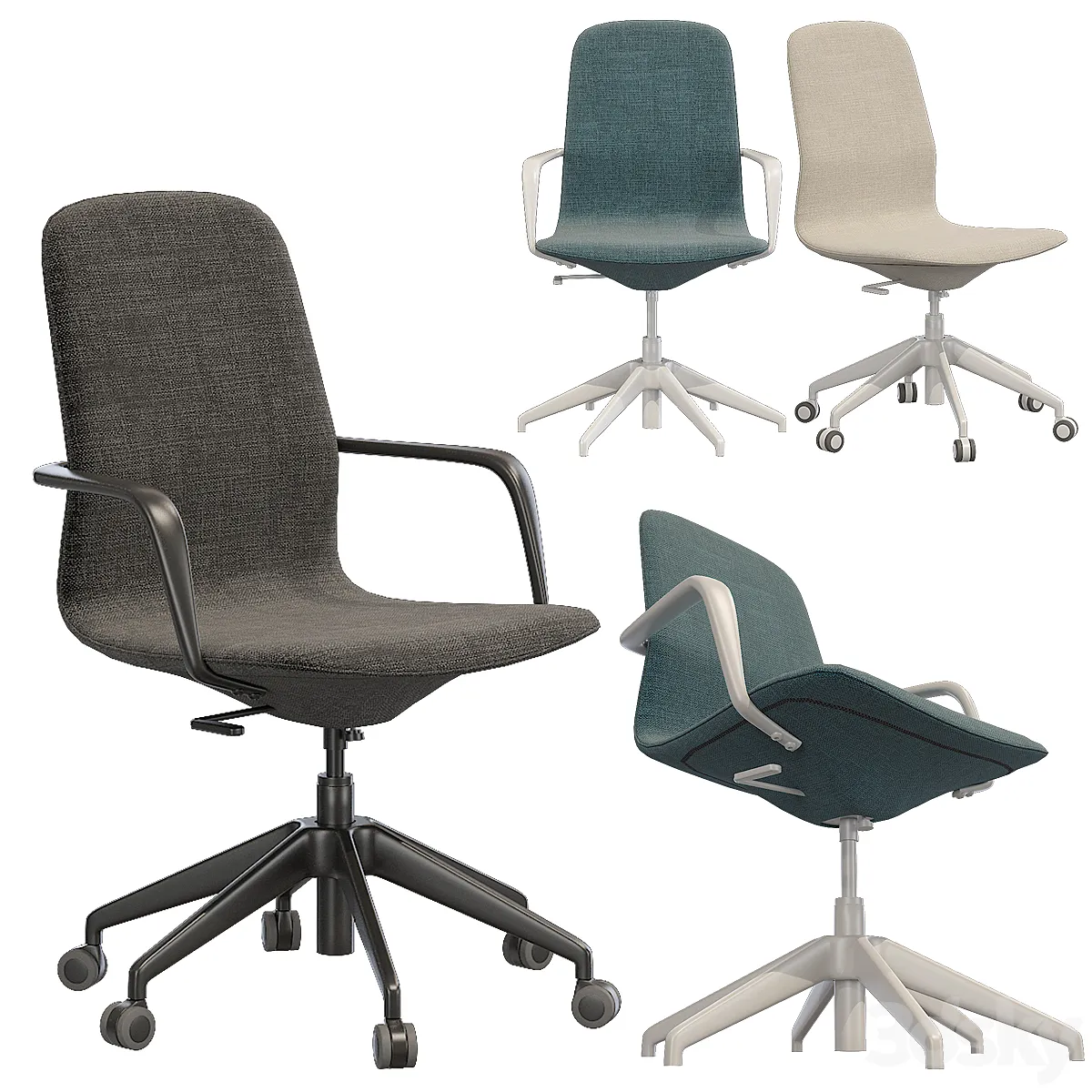 دانلود 3dsky – Ikea LANGFJALL office chair