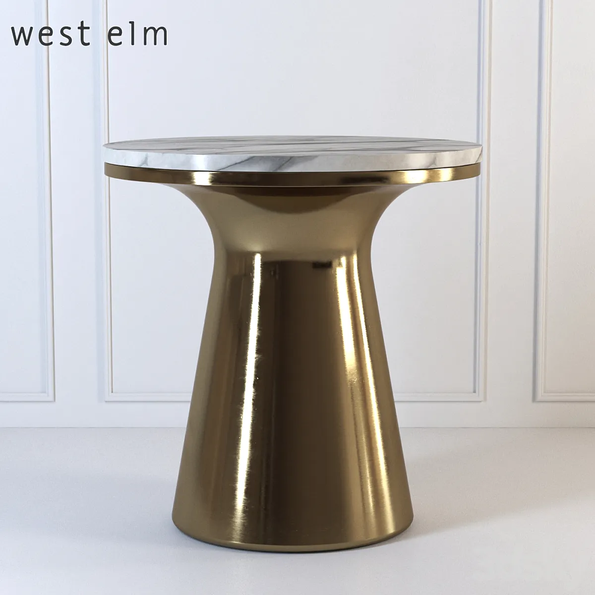دانلود 3dsky – Marble Topped Pedestal Side Table