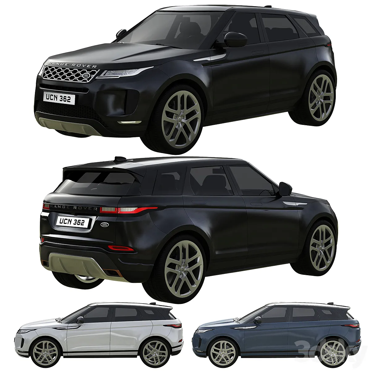 دانلود 3dsky – Range Rover Land Rover Evoque