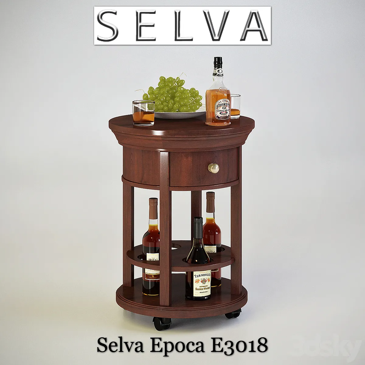 دانلود 3dsky - Selva Epoca E3018 minibar