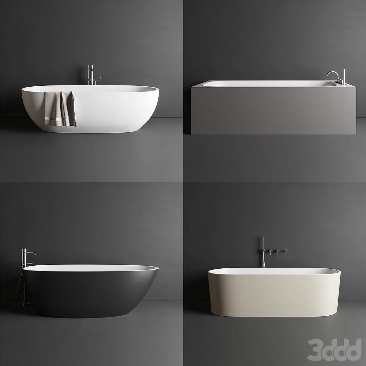 مدل سه بعدی 3dsky – Rexa design bathtubs