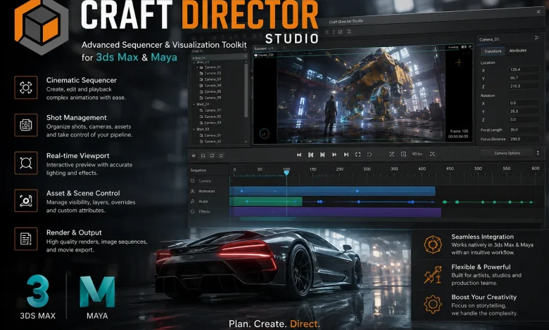 Craft Director Studio v25.2.1 for 3ds Max & Maya دانلود